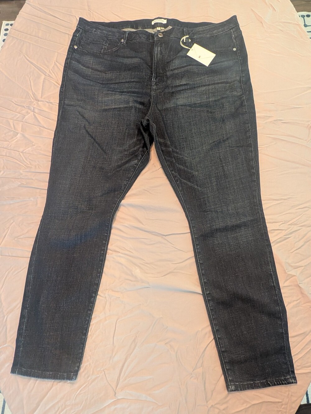 Good American Good Legs Slim Straight Dark Indigo Jeans